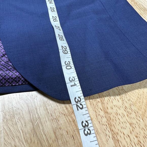 Ted Baker NWT Endurance Jarrow SPJ Blue Men's Size 40L Blazer 100% Wool 2 Button - Picture 9 of 9